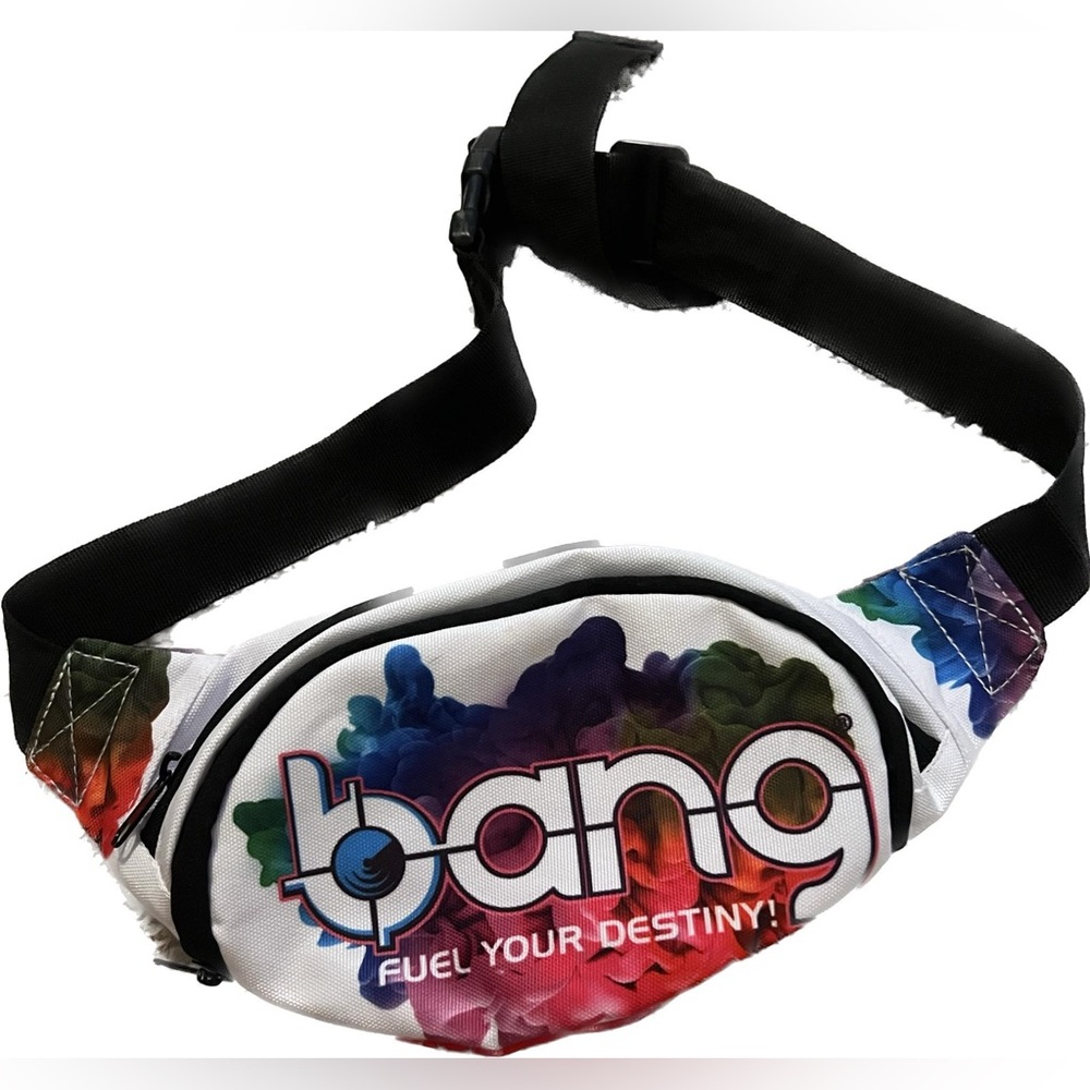 BANG energy drink. Fanny pack, belt bag, waist wallet :)